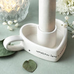 Love All You Need Candlestick Holder