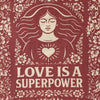 Love is a Super Power Cotton Tote bag