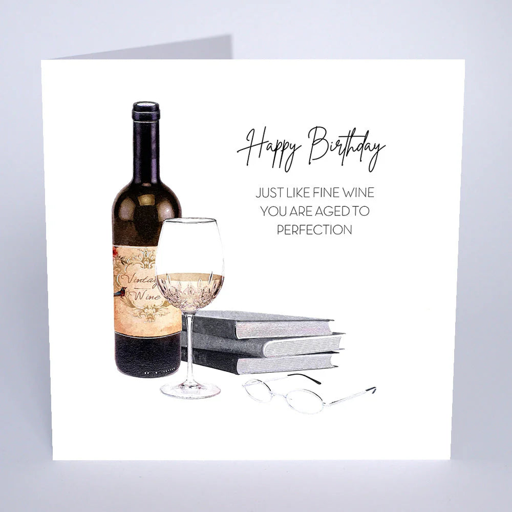 Aged To Perfection Birthday Card - Five Dollar KFL01