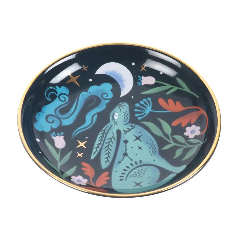Magical Midnight Hare Trinket Dish
