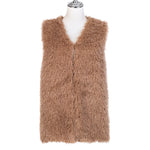 Mocha Mousse Faux Fur Gilet by Park Lane in Southend. SC1907 design