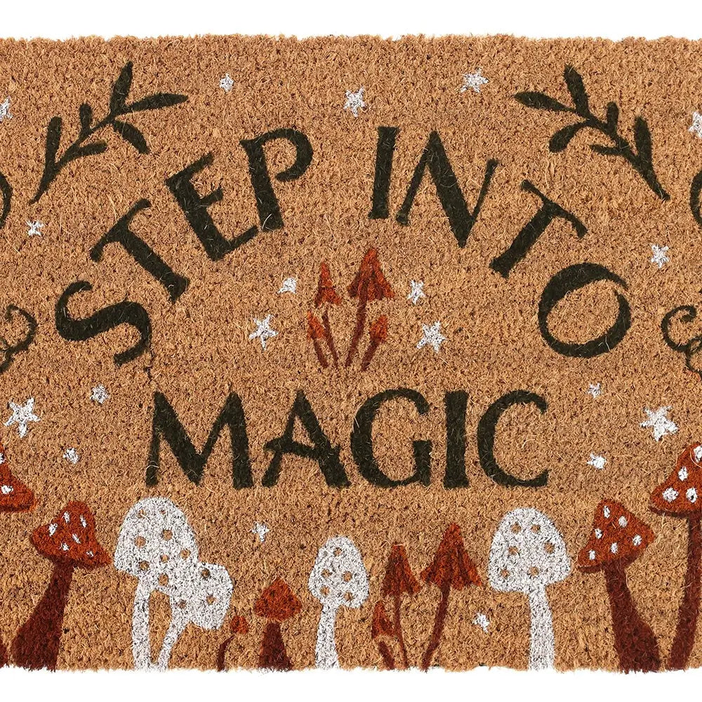 Step Into Magic Natural Coir Doormat