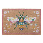 Buy Natural Floral Bee Coir Doormat in Southend