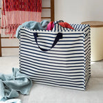 Nautical Stripes Jumbo Storage Bag