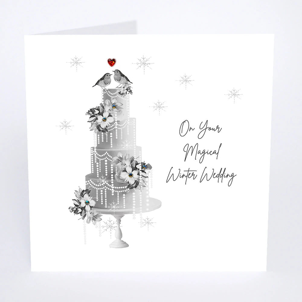 Winter Wedding Card WHN74 Five Dollar Shake