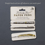 Fabulously Flat Paper Pens Set of 6