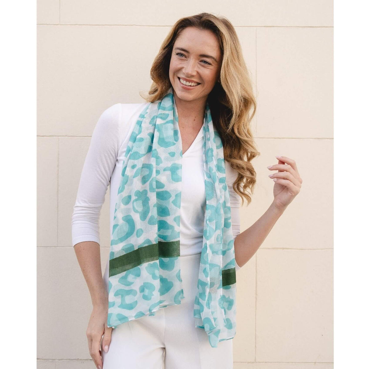 Park Lane Jade Green Summer Scarf SC1976JADE