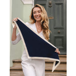 Park Lane Navy Triangle Scarf SC1986NAVY