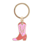 Pink Cowboy Boot Keyring to buy in Southend at Under the Sun shop