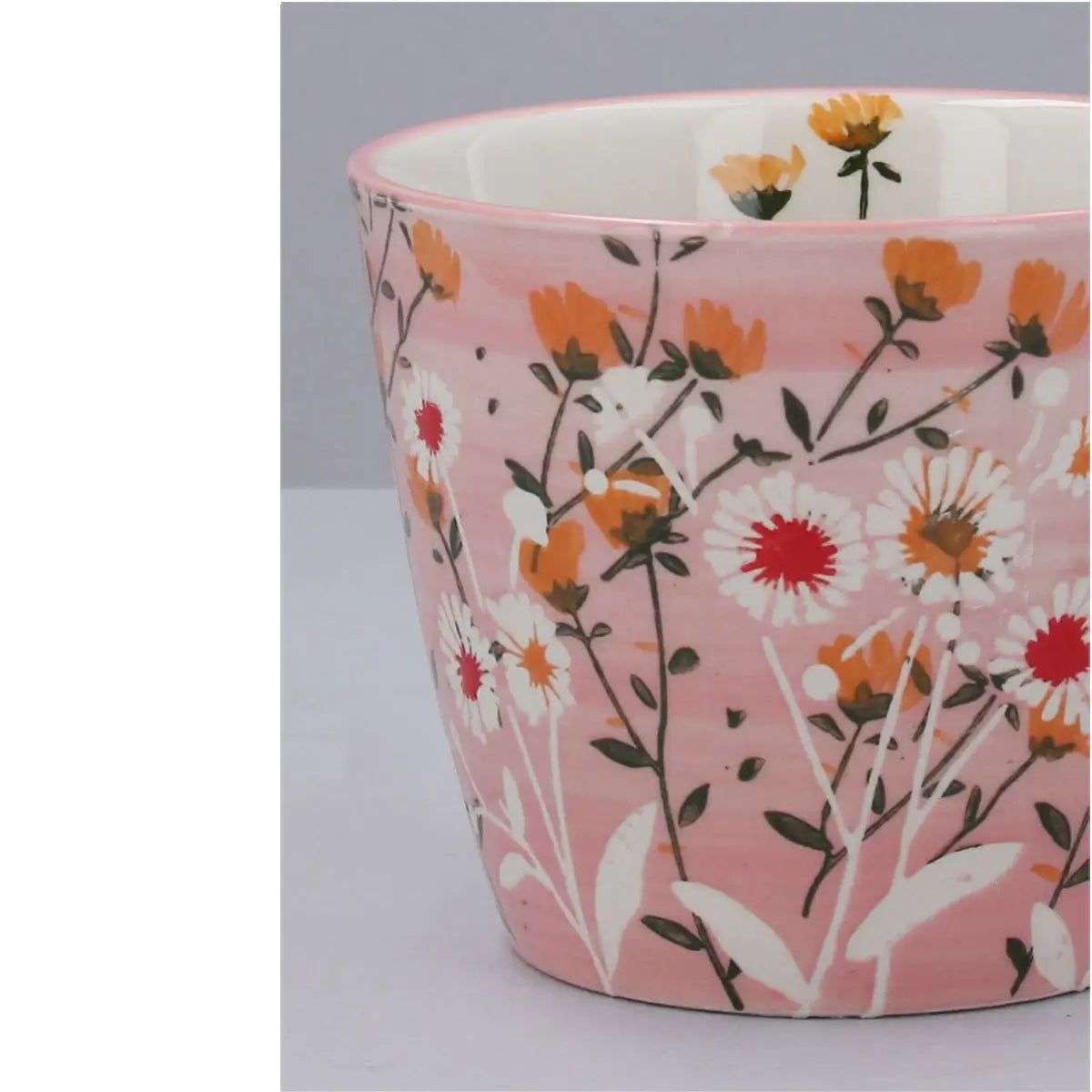 Pink Wild Daisy Ceramic Mug