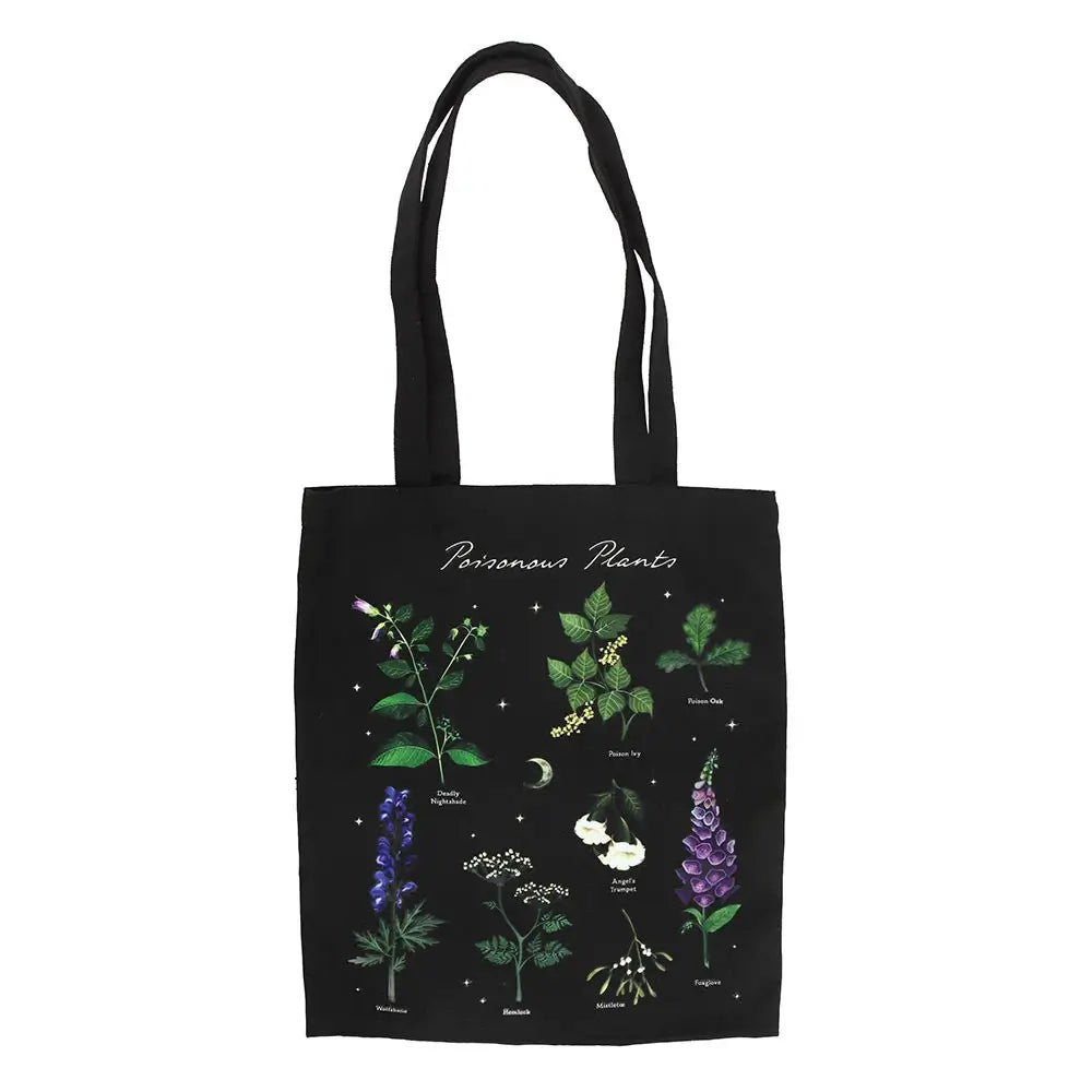 Poisonous Plants Polycotton Tote Bag