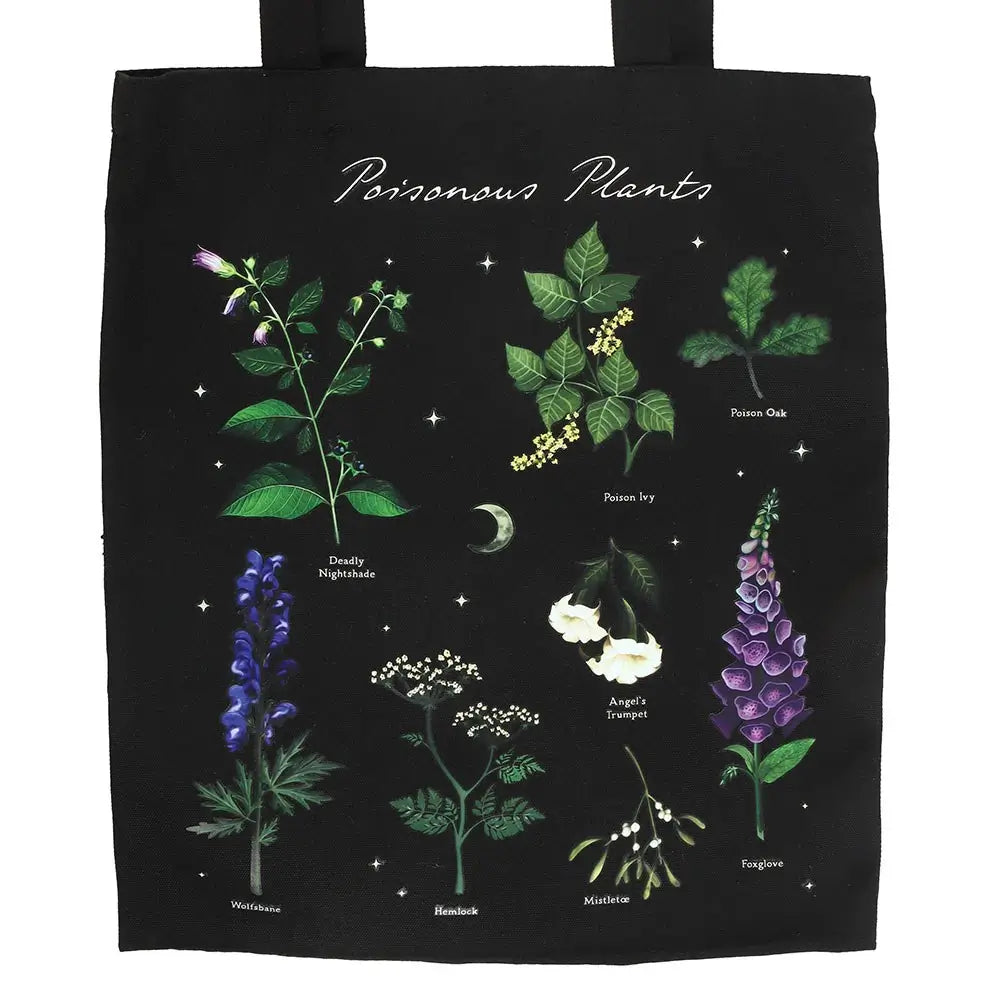 Poisonous Plants Polycotton Tote Bag
