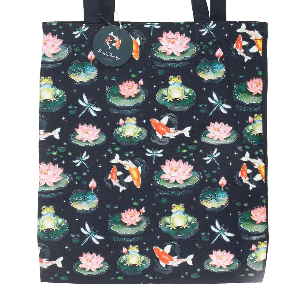 Pond Life Printed Tote Bag