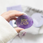 Crystal Palm Stone | Stay Calm Amethyst
