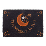 Purple The Magic is in You Coir Doormat