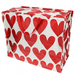 Red Hearts Jumbo Storage Bag