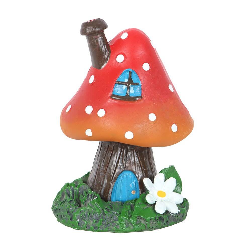 Red Smoking Toadstool Cone Burner
