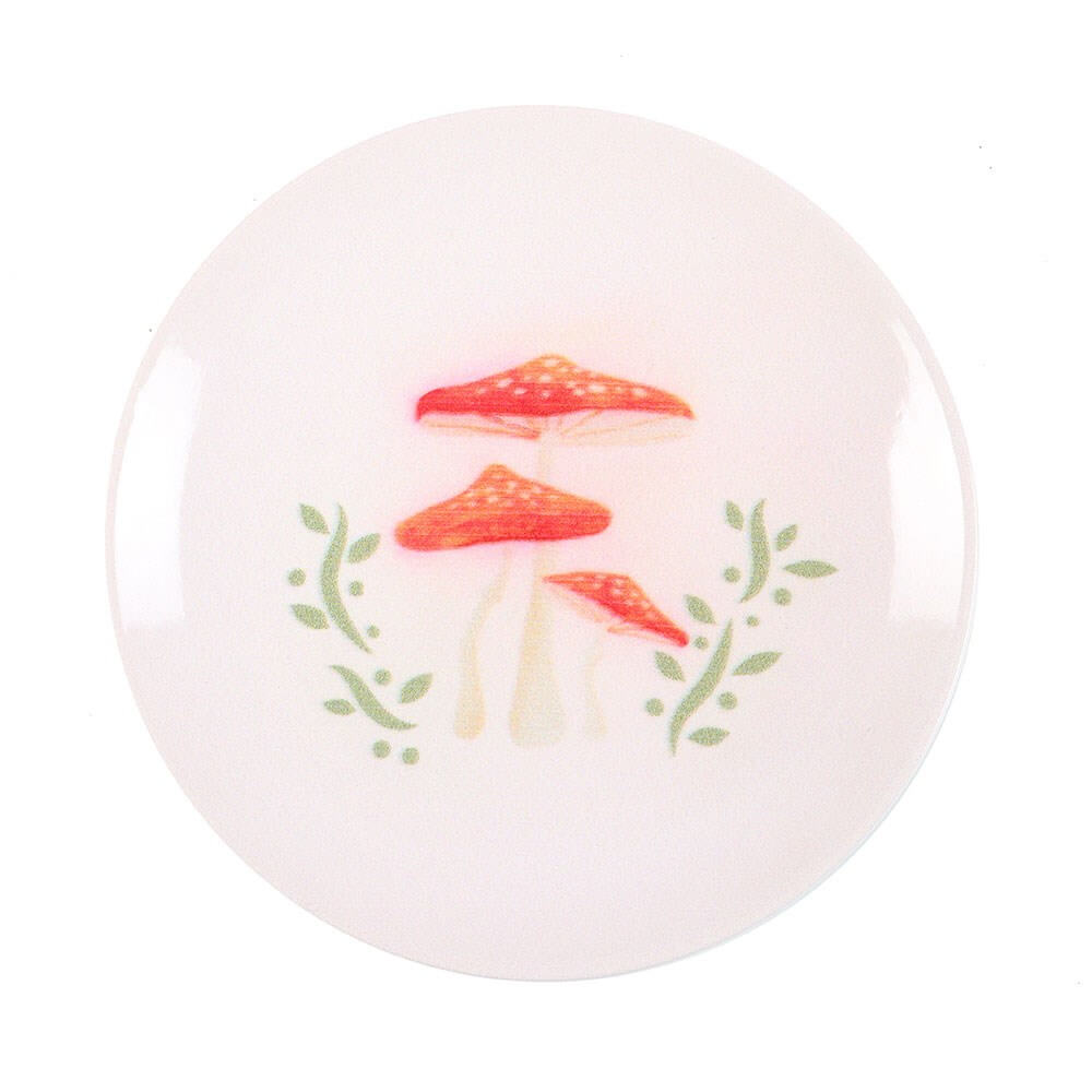 Toadstool Mushroom Ceramic Trinket Dish