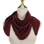 Red Mahogany Triangle Scarf SCARFSC2116REDMAHOGANY