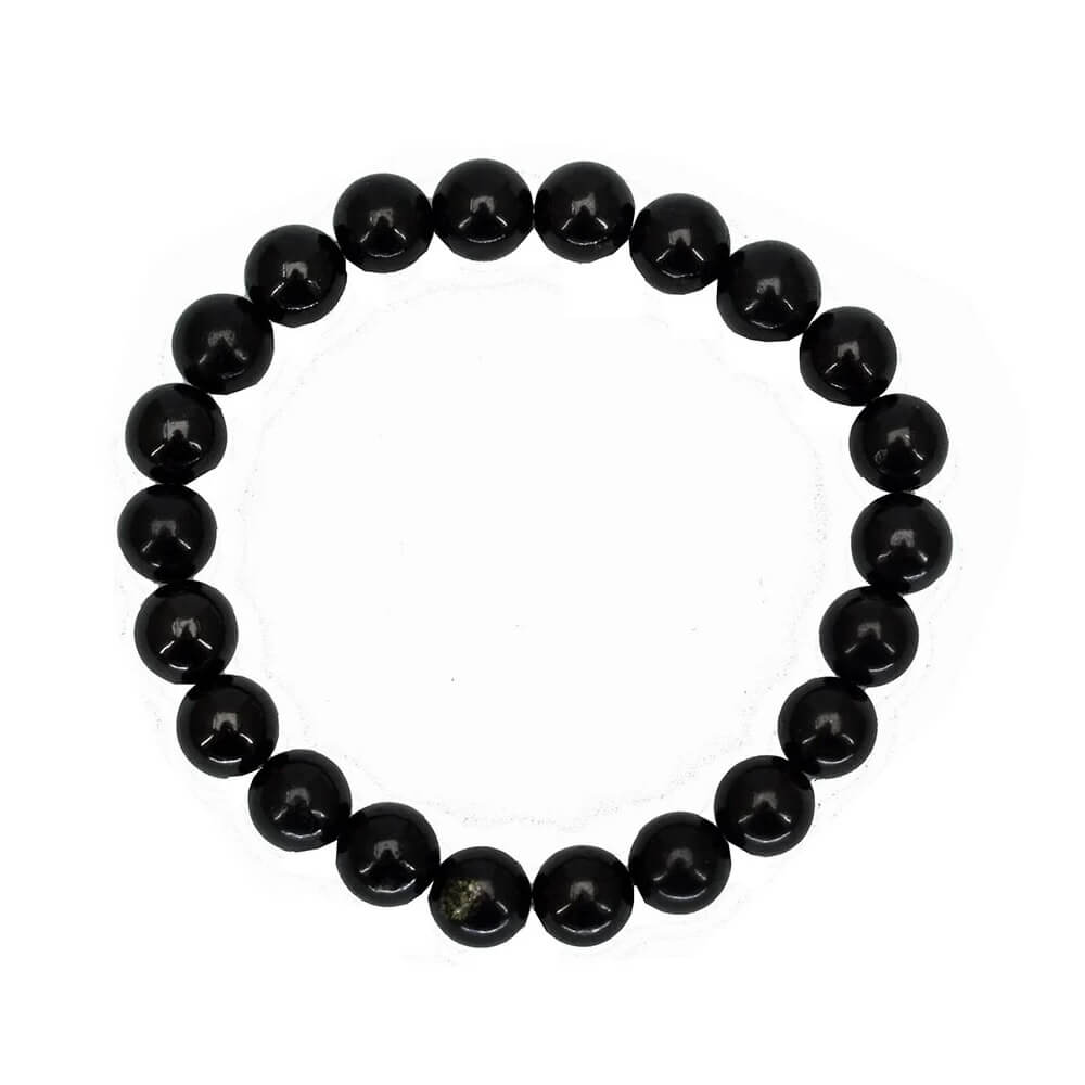 Shungite 8mm Gemstone Beaded Bracelet