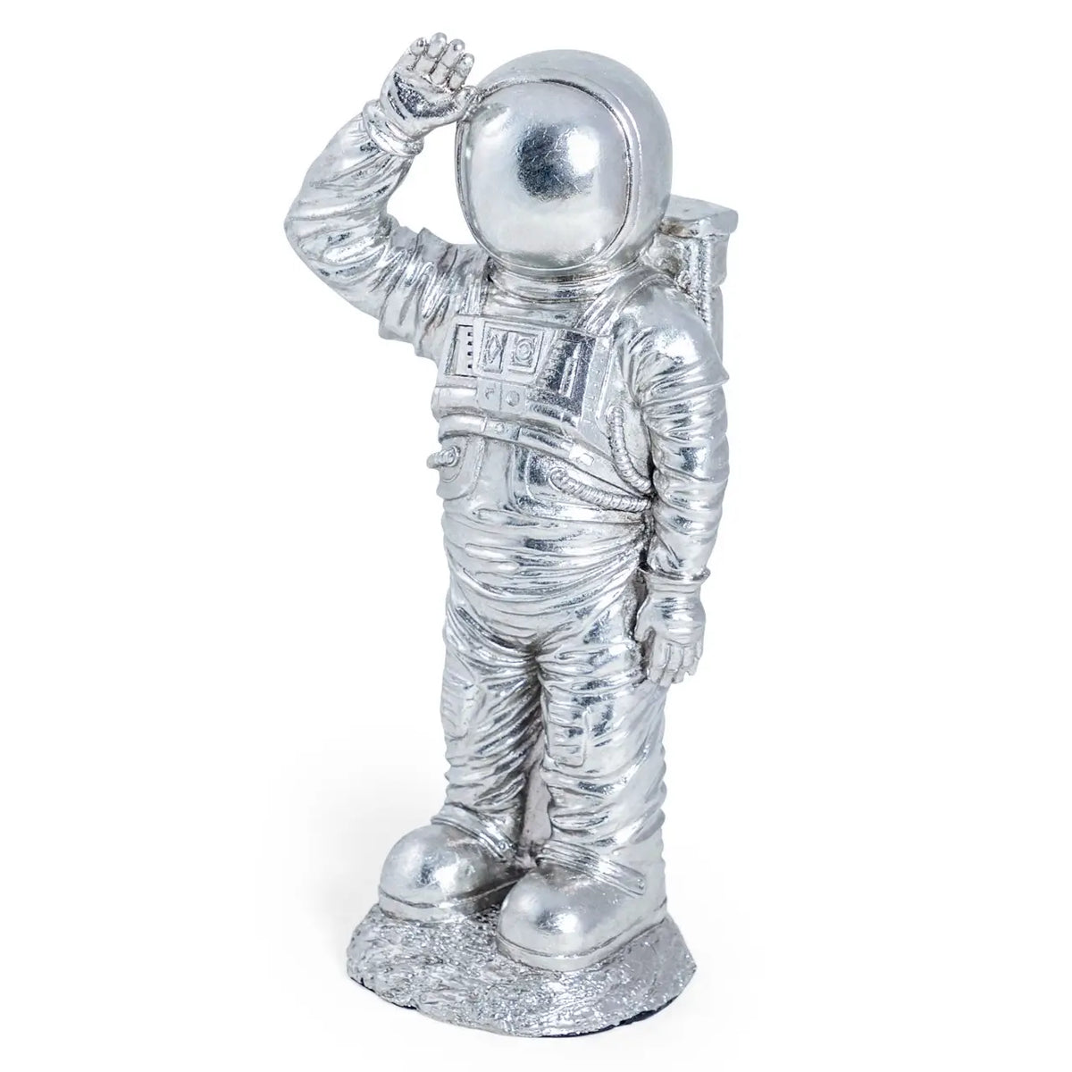 Silver Standing Astronaut Figure
