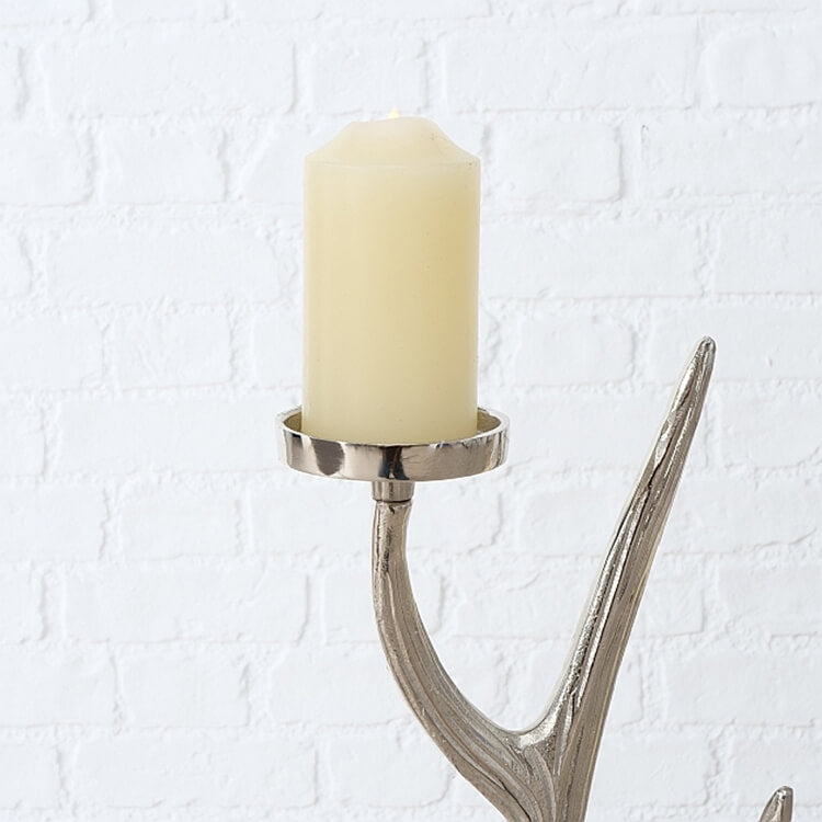 Alu. Candleholder Antler Tree H85cm