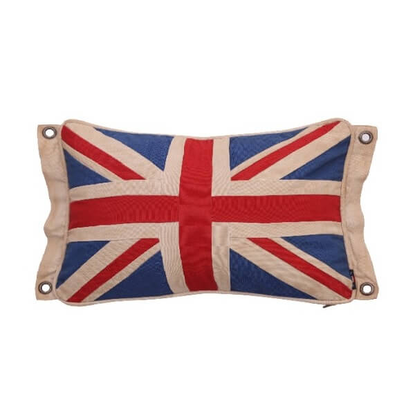 Small Marine Union Jack Rectangular Cushion 46cm