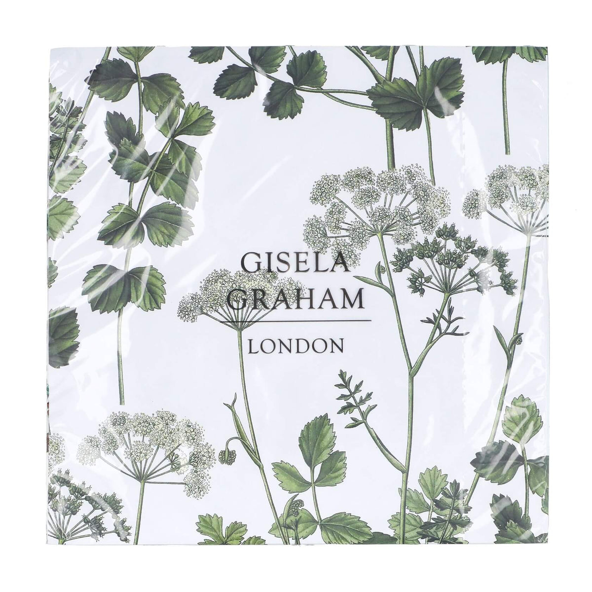 Spring Hedgerow Design Printed Pack of 20 Paper Napkins by Gisela Graham