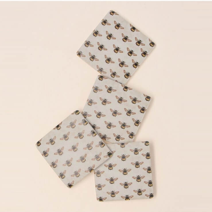 Bees Coaster by Gisela Graham