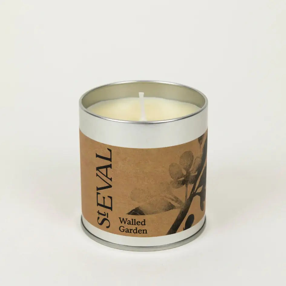 Buy Walled Garden St Eval Scented Candle Tin in Southend at candle shop Under the Sun
