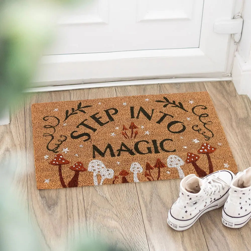 Step Into Magic Natural Coir Doormat