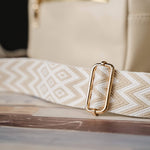 Vegan Leather Camera Bag | Stone Colour