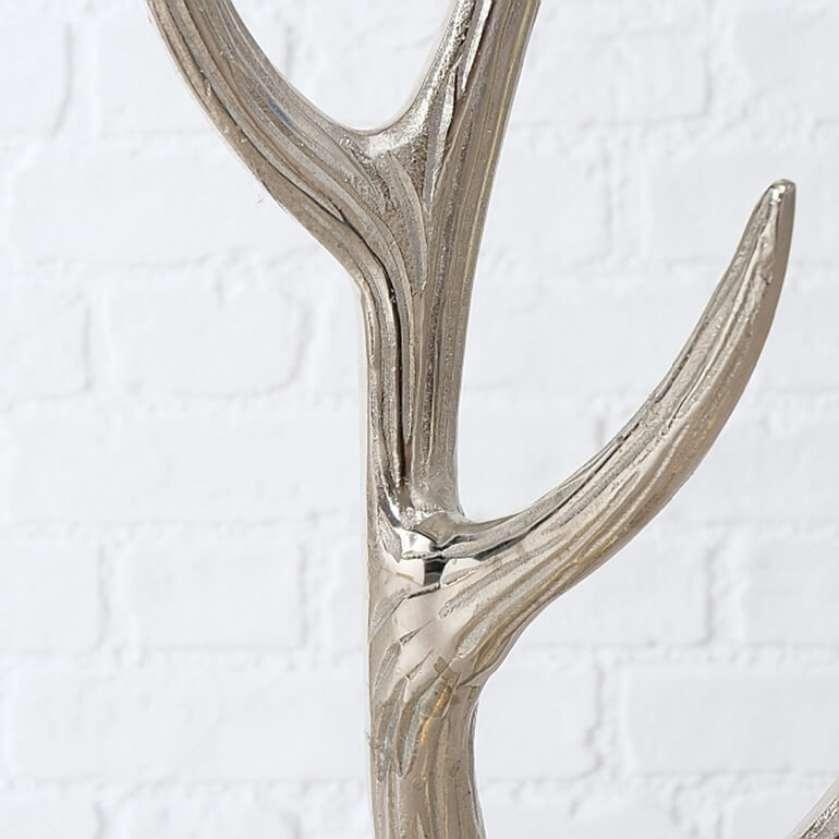 Alu. Candleholder Antler Tree H85cm