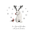 Five Dollar Shake greeting card, To a Special Grandson with Love for Christmas