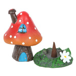Red Smoking Toadstool Cone Burner