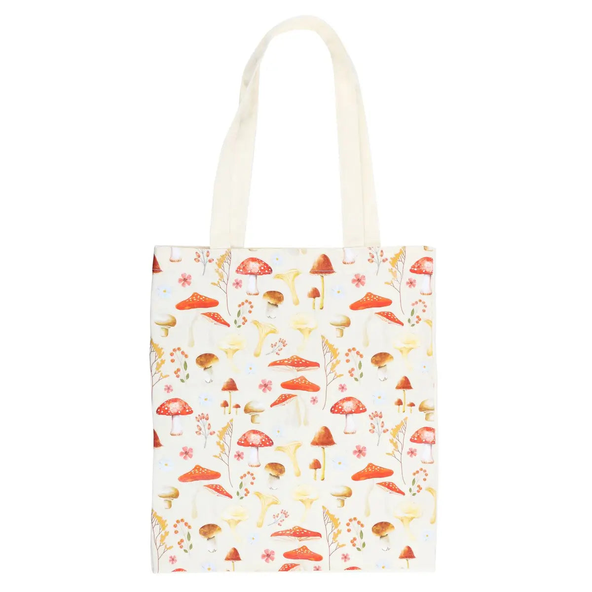 Toadstool Print Canvas Tote Bag to buy in Southend at Under the Sun shop