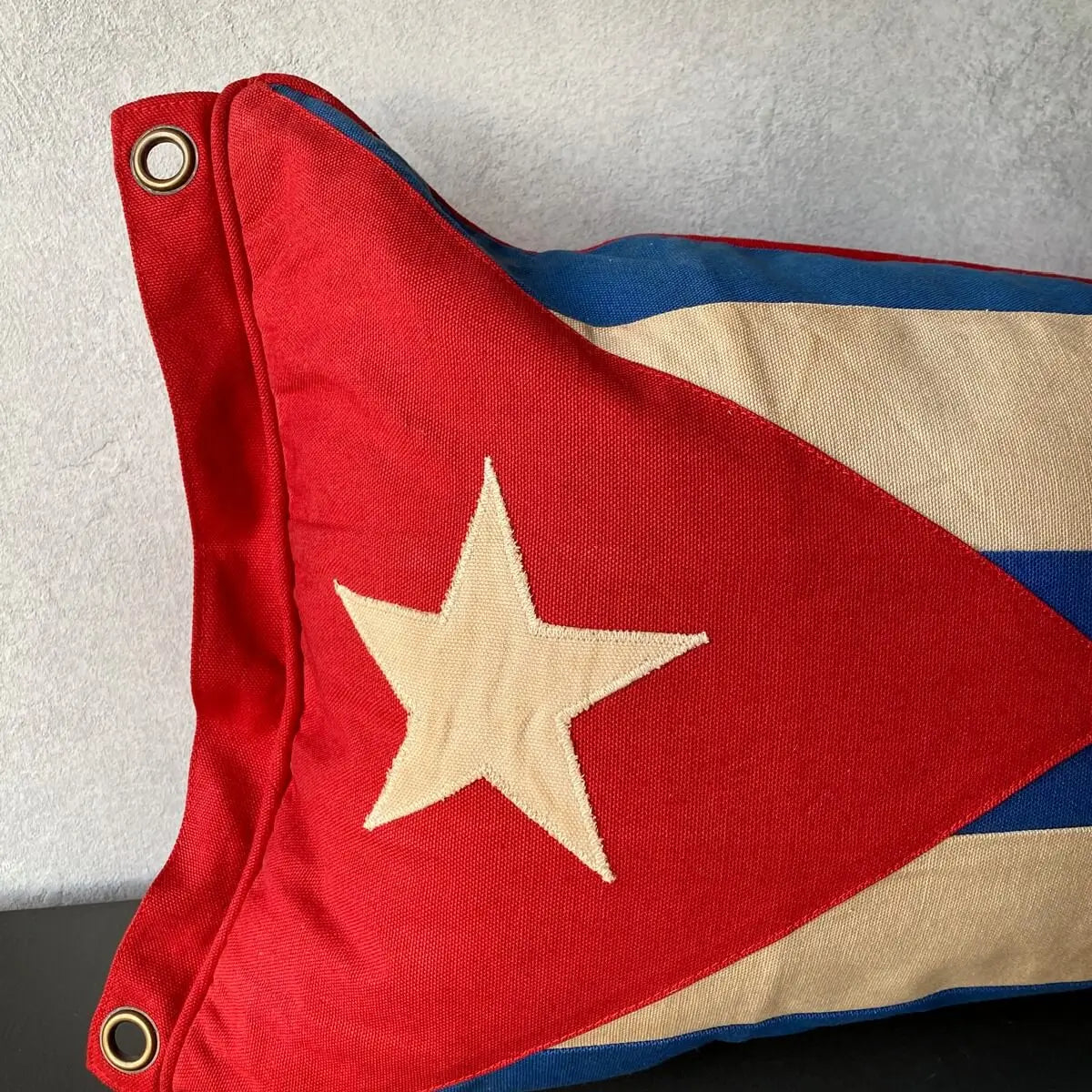 Large Cuba Flag Pillow Cushion