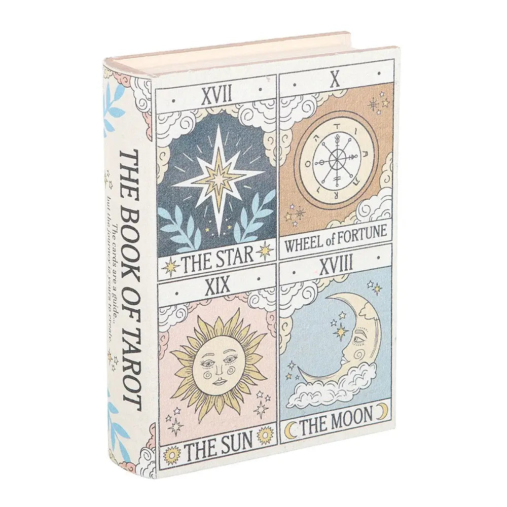 Vintage Tarot Book Shaped Storage Box