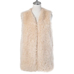 Park Lane Whipped Cream Faux Fur Gilet to buy in Southend shop. SC1907 design