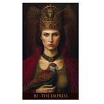 The Empress Tarot Card from Whispers of Time Tarot Deck