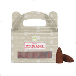 White Sage Satya Backflow Incense Cones at Under the Sun Southend shop