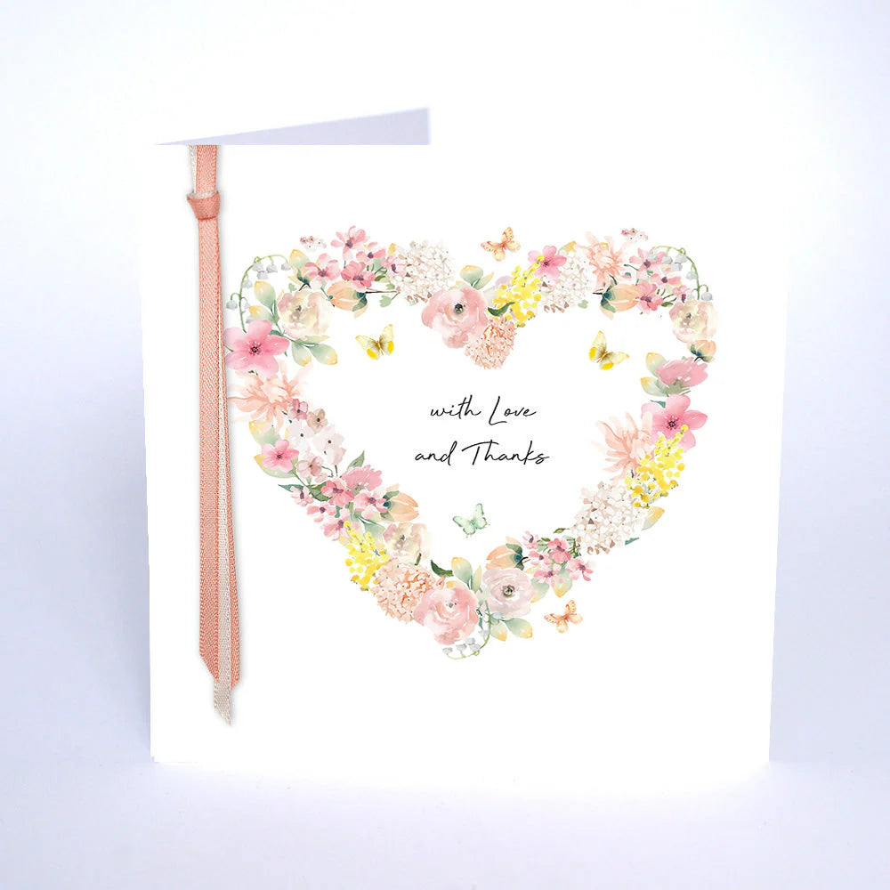 With Love And Thanks - Five Dollar Thankyou Card RRS11
