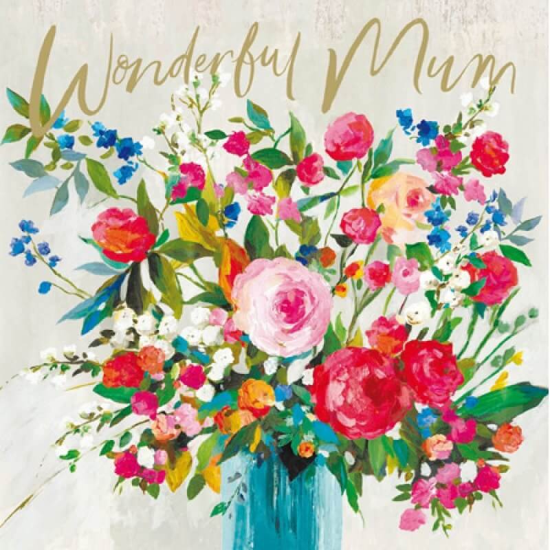 Flower Bouquet Mum Birthday Card