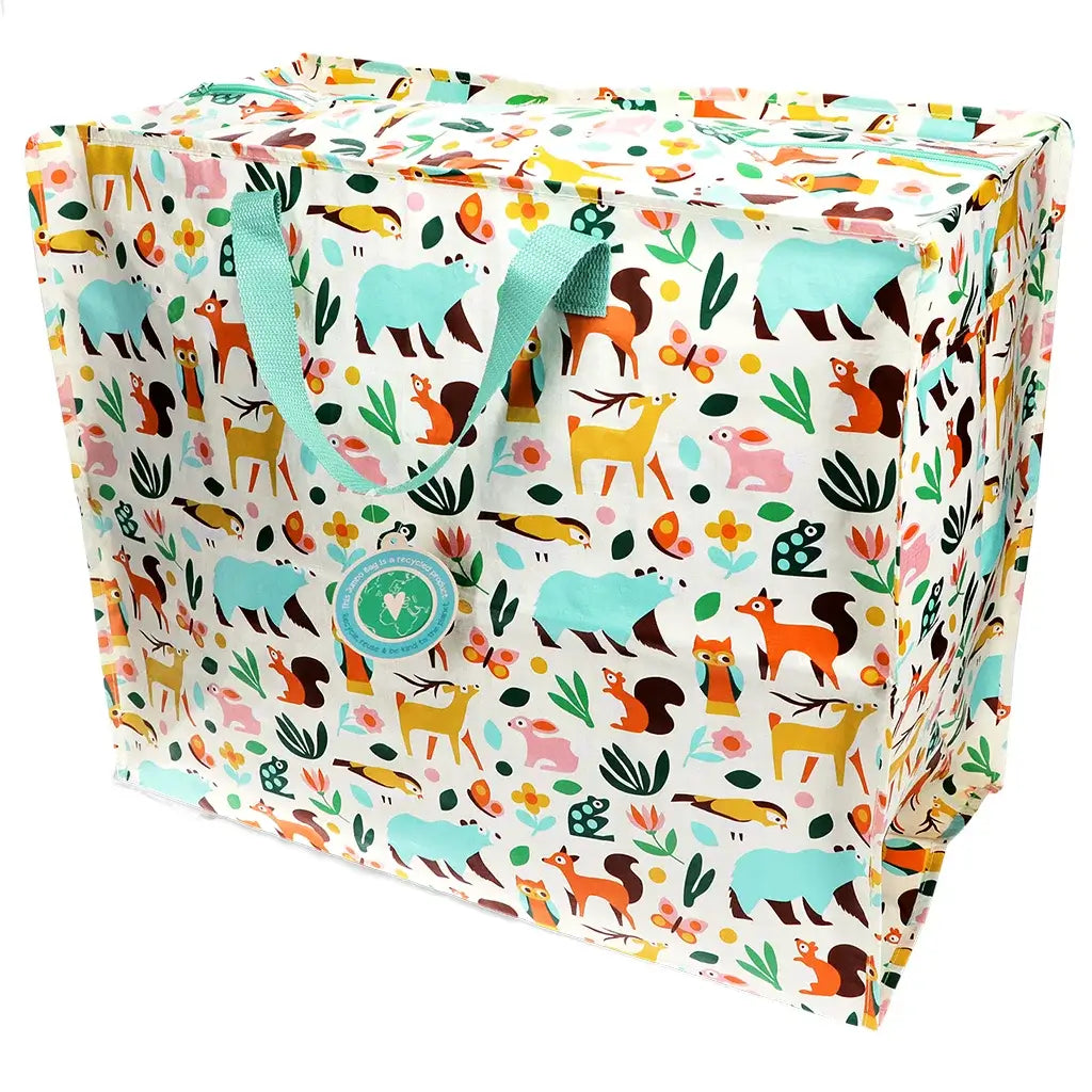 Woodland animal design jumbo home storage bag in Southend