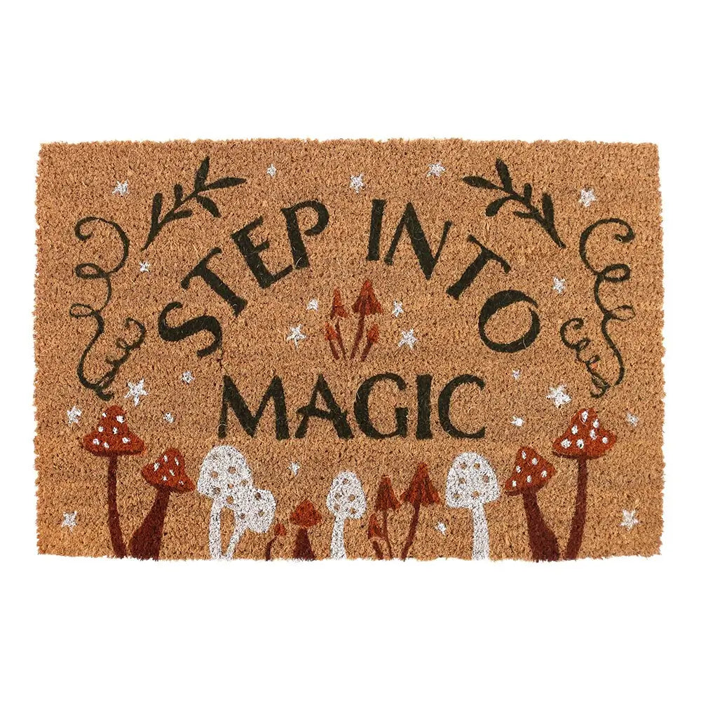 Step Into Magic Natural Coir Doormat