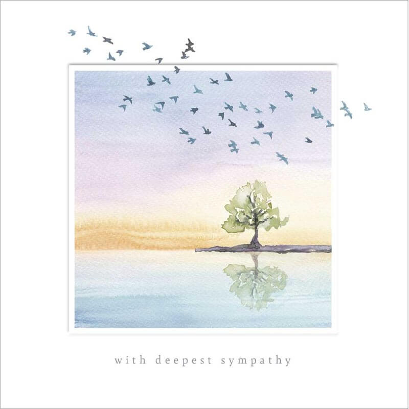 You're In My Thoughts Sympathy Card