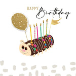 Birthday Caterpillar Cake Card | Hammond Gower PCT019