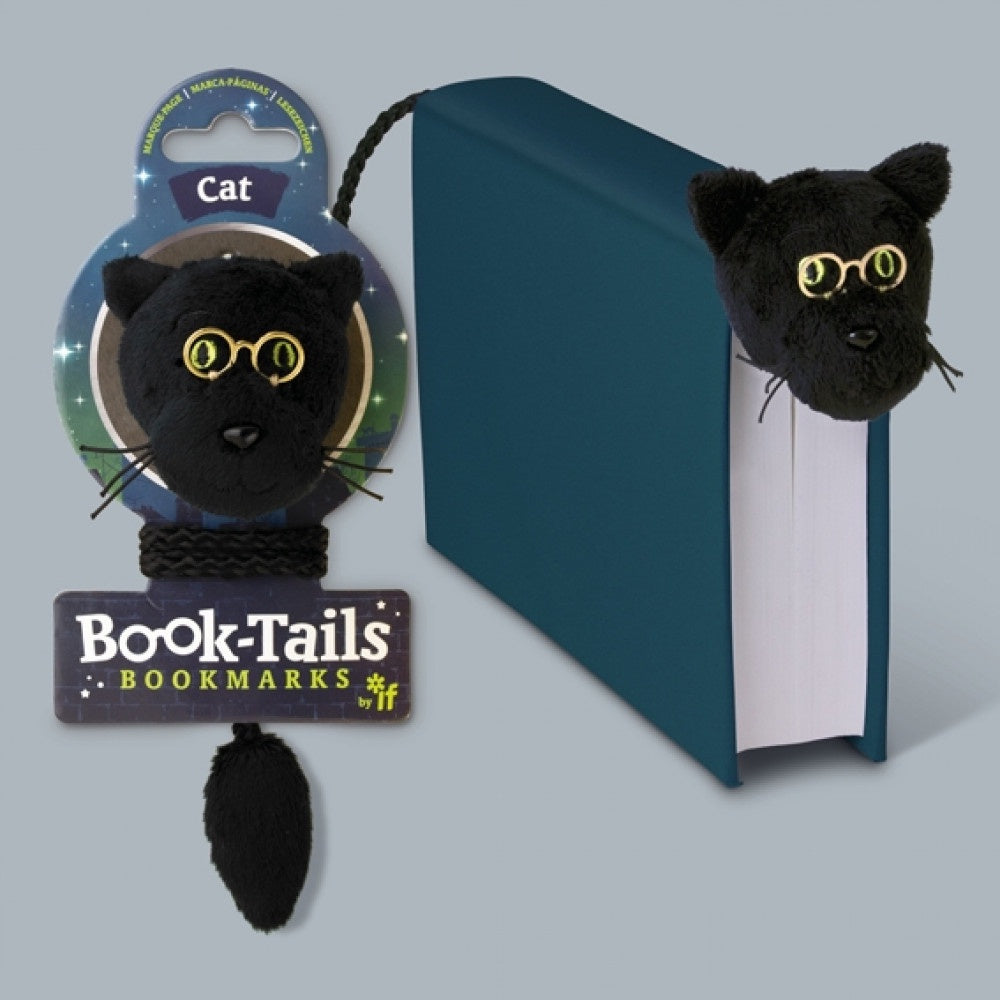 Book-Tails Bookmark | Black Cat