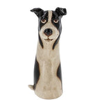 Pottery Top Dog Collie Vase