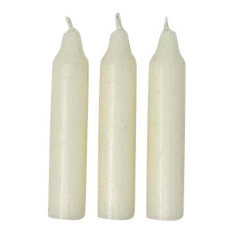 Danish Short Dinner Candle 11cm | Ivory White